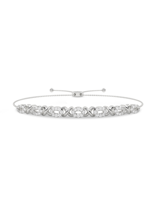 Darling Bolo Bracelet white gold