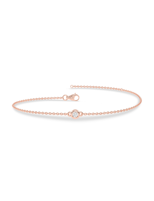 Essential Petite-Round Bracelet rose gold