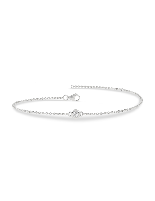 Essential Petite-Round Bracelet white gold