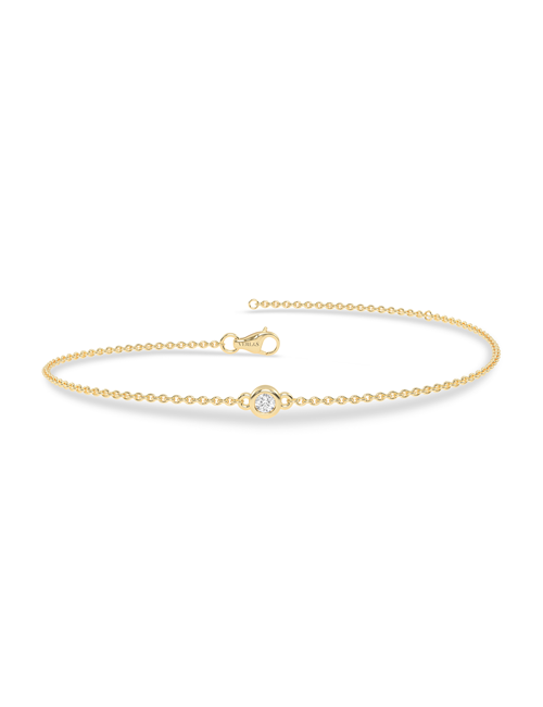 Essential Petite-Round Bracelet yellow gold