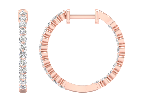 Charming Hoops rose gold