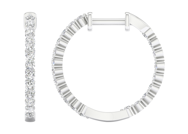 Charming Hoops white gold