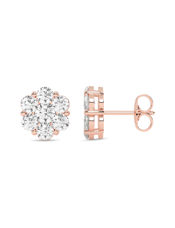 Primrose Studs rose gold
