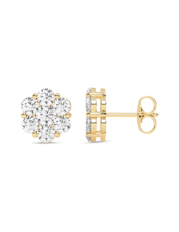 Primrose Studs yellow gold