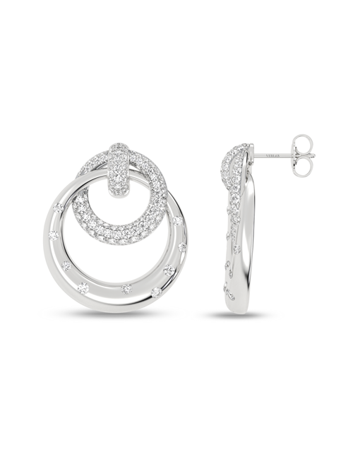Together Forever Studs white gold