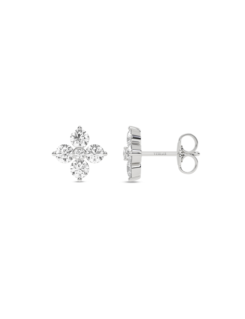 Alyssa Studs white gold