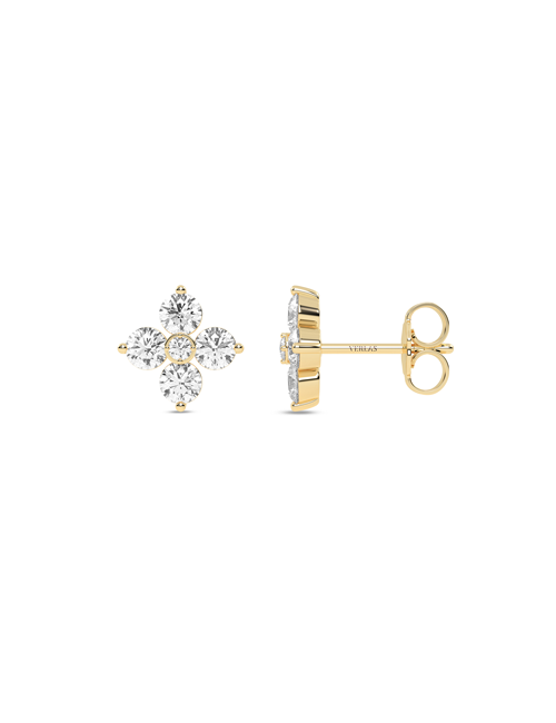 Alyssa Studs yellow gold