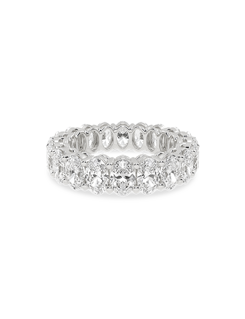 Eternal Ellipse Atmos Band white gold