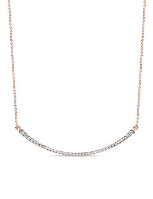 Smile Necklace rose gold