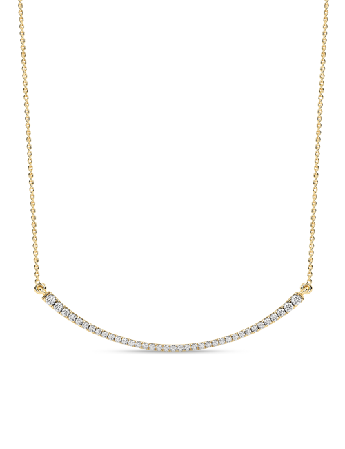 Smile Necklace yellow gold