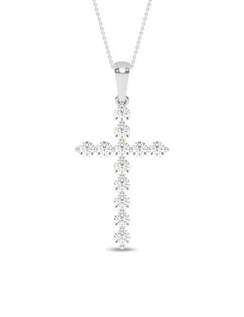 Forever Cross Necklace white gold