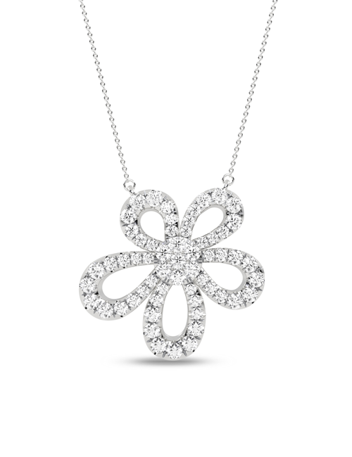 Bouquet Necklace white gold