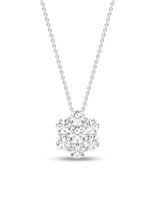 Primrose Necklace white gold