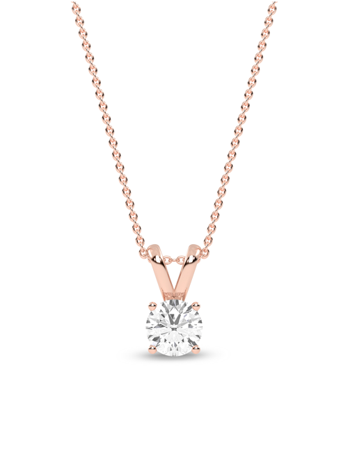 Versatile Round Necklace rose gold