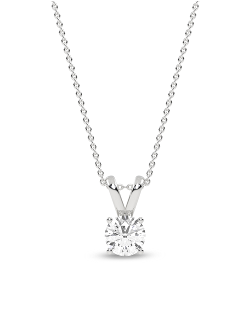 Versatile Round Necklace white gold