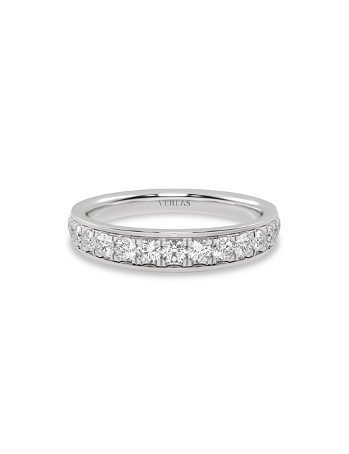 Trailing Diamonds Band white gold