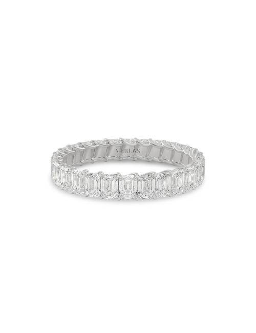 Eternal Emerald Band white gold