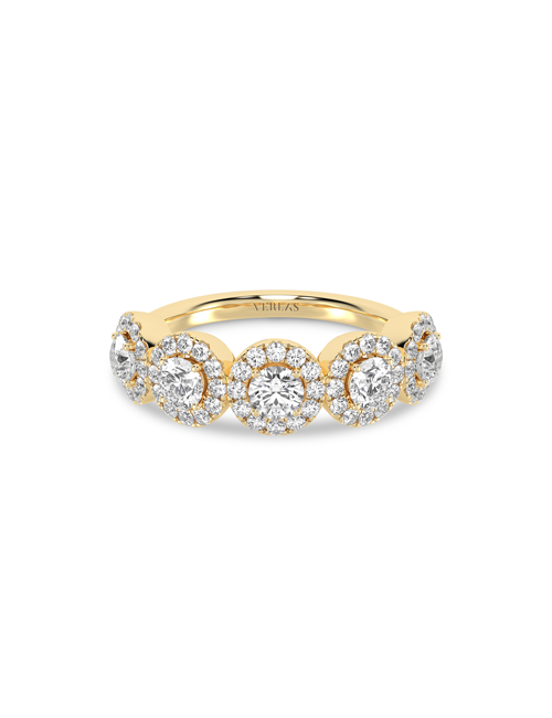 5-Stone Cherished Vows yellow gold