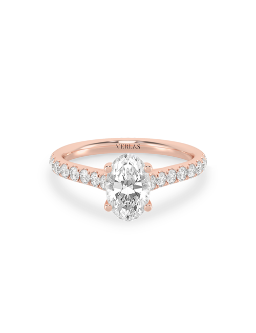 Signature Ellipse Ring rose gold