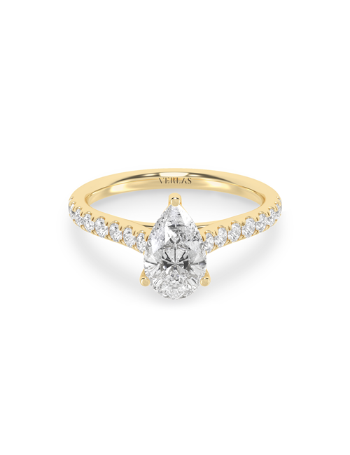 Signature Dewdrop Ring yellow gold