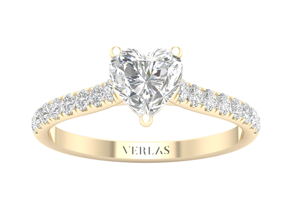 Signature Heart Ring yellow gold