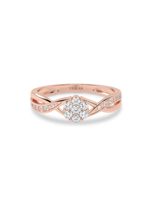 My Crossover Primrose Ring rose gold