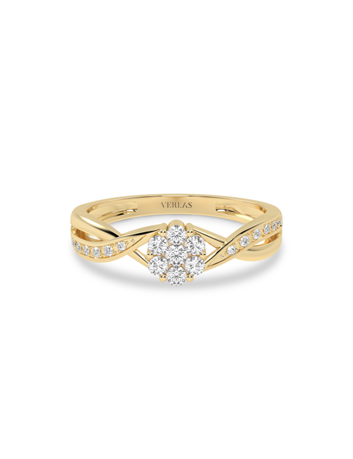 My Crossover Primrose Ring yellow gold