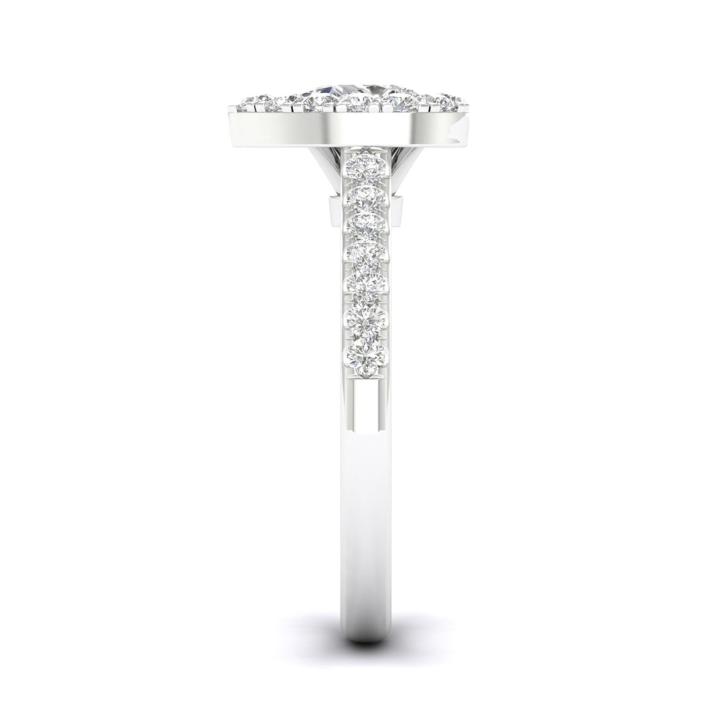 Signature Iconic Dewdrop Halo Ring