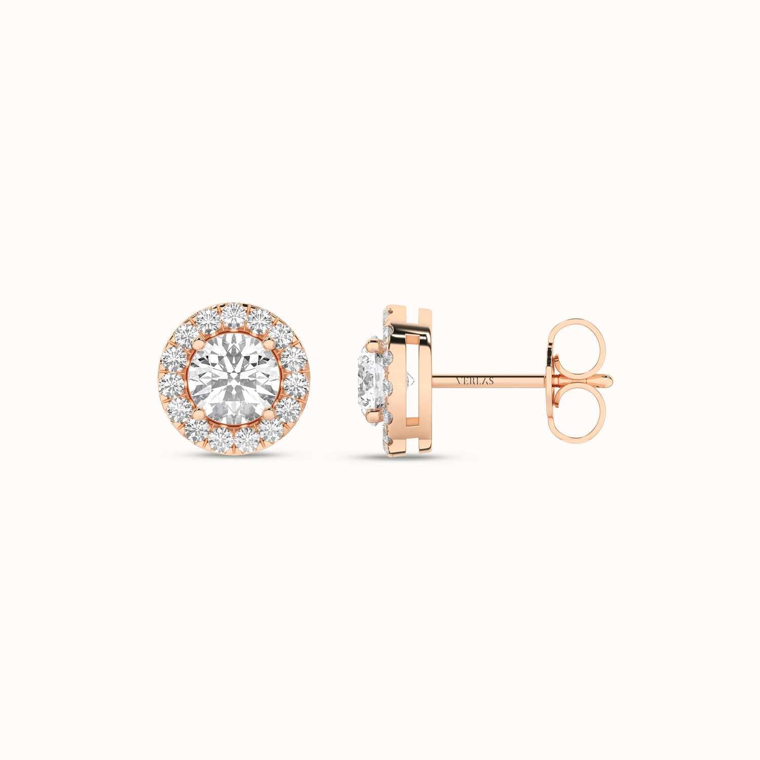 Round Halo Studs_Product Angle_1Ct. - 1