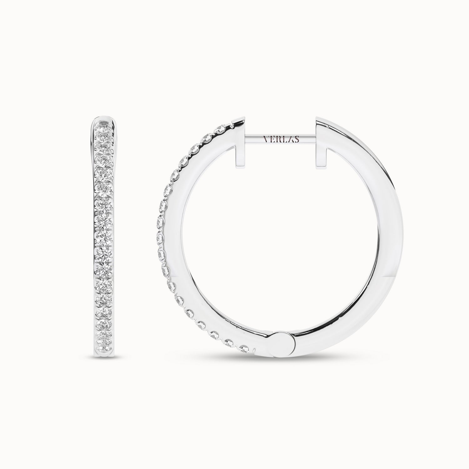 Diamond Arc Hoops_Product Angle_1/4Ct. - 1