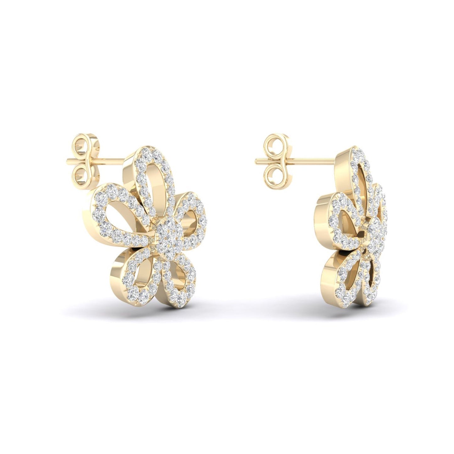 Bouquet Studs_Product Angle_3/4Ct. - 2