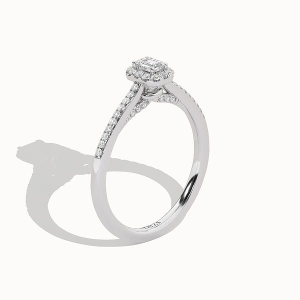 Signature Emerald Halo Ring