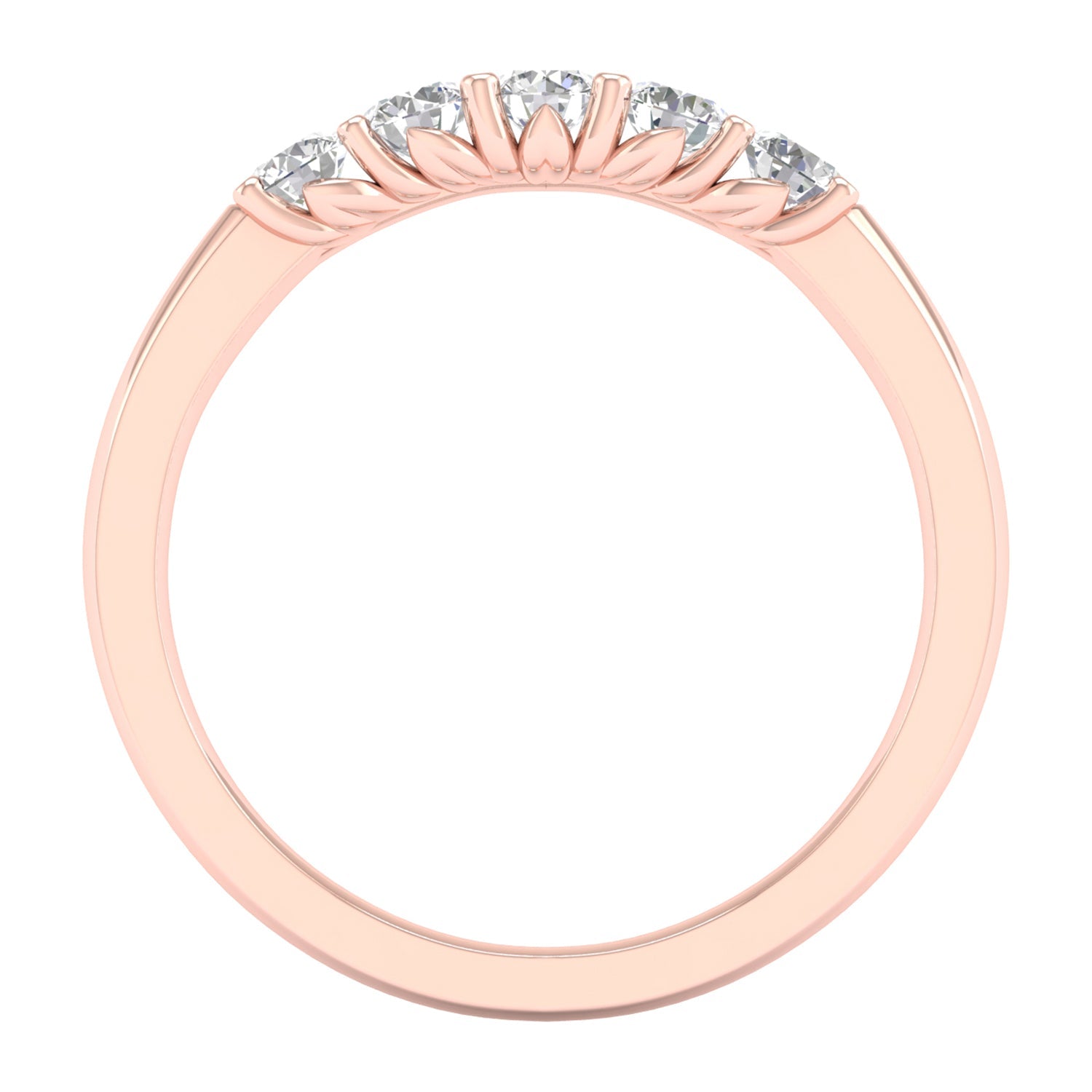 Essential 4-Pronged Round Ring_Product Angle_1/2 Ct. - 3