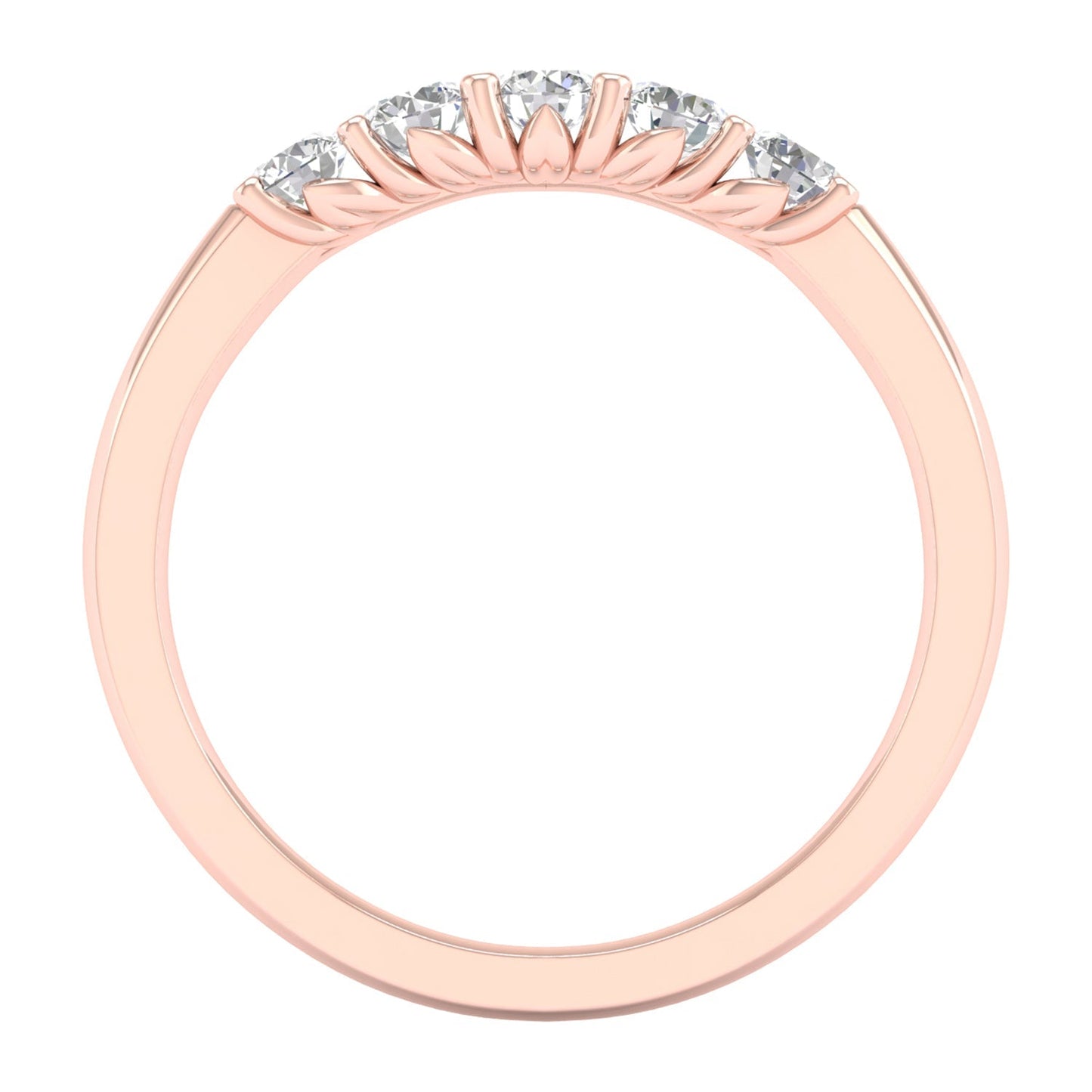 Essential 4-Pronged Round Ring_Product Angle_1/2 Ct. - 3