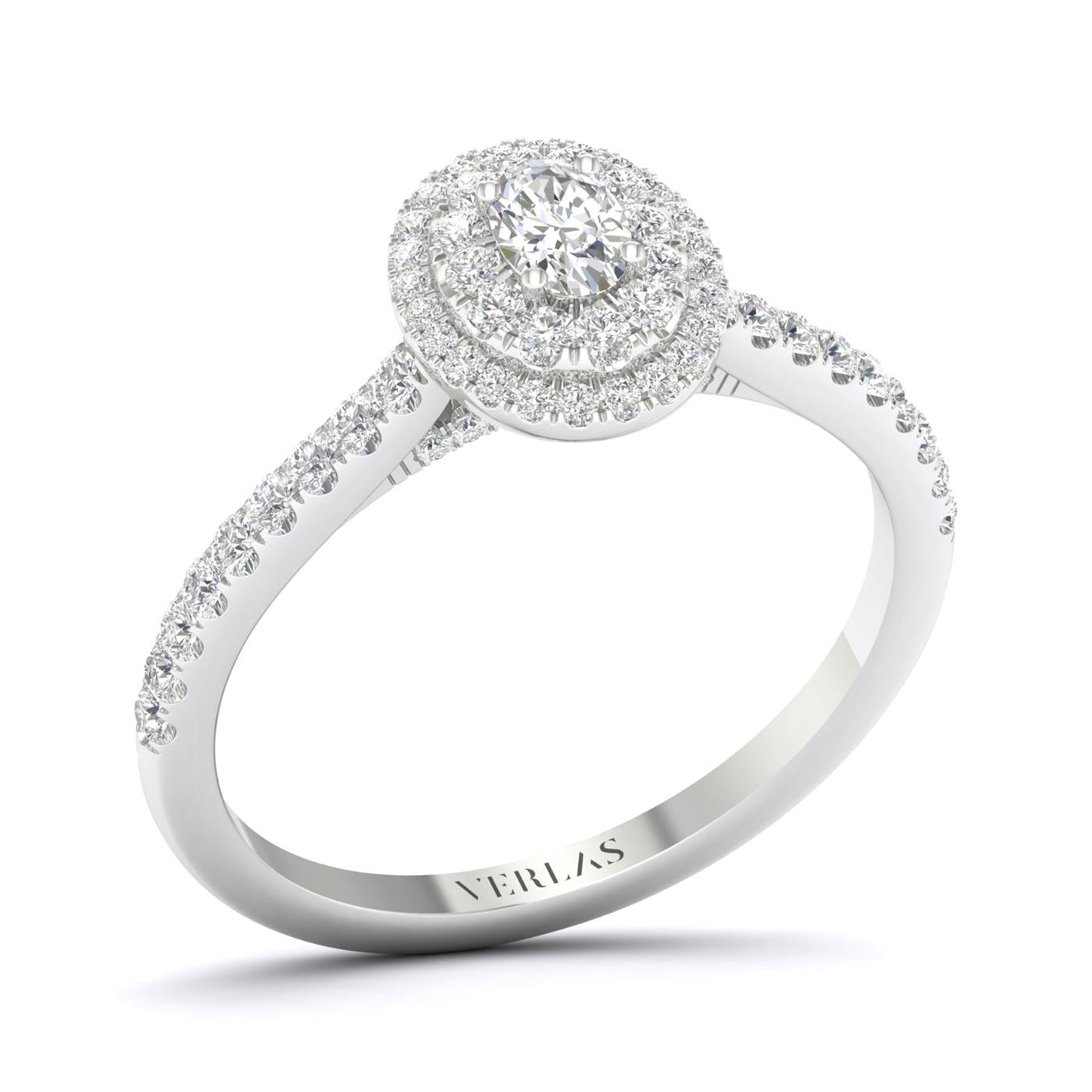 Signature Ellipse Double Halo Ring
