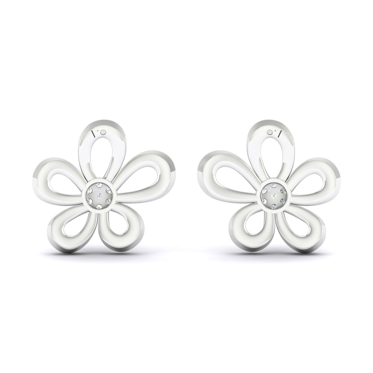 Bouquet Studs_Product Angle_3/4Ct. - 4