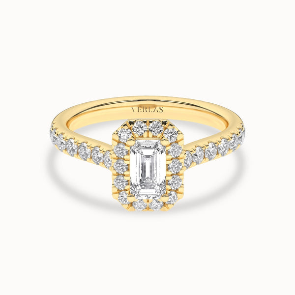 Signature Emerald Halo Ring
