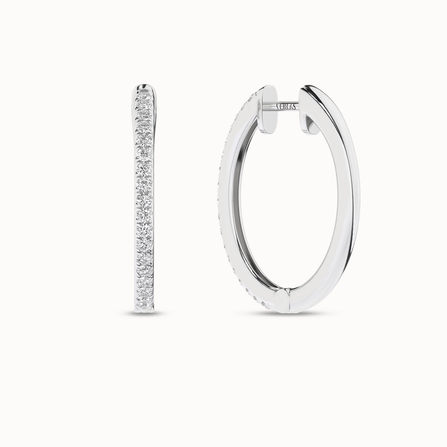 Diamond Arc Hoops_Product Angle_1/4Ct. - 3