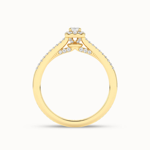 Signature Emerald Halo Ring