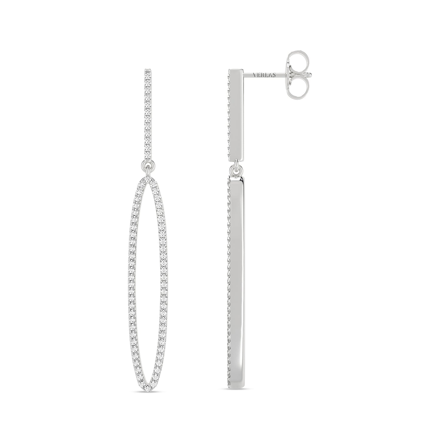 Silhouette Iconic Danglers_Product Angle_1/3 Ct. -  1 