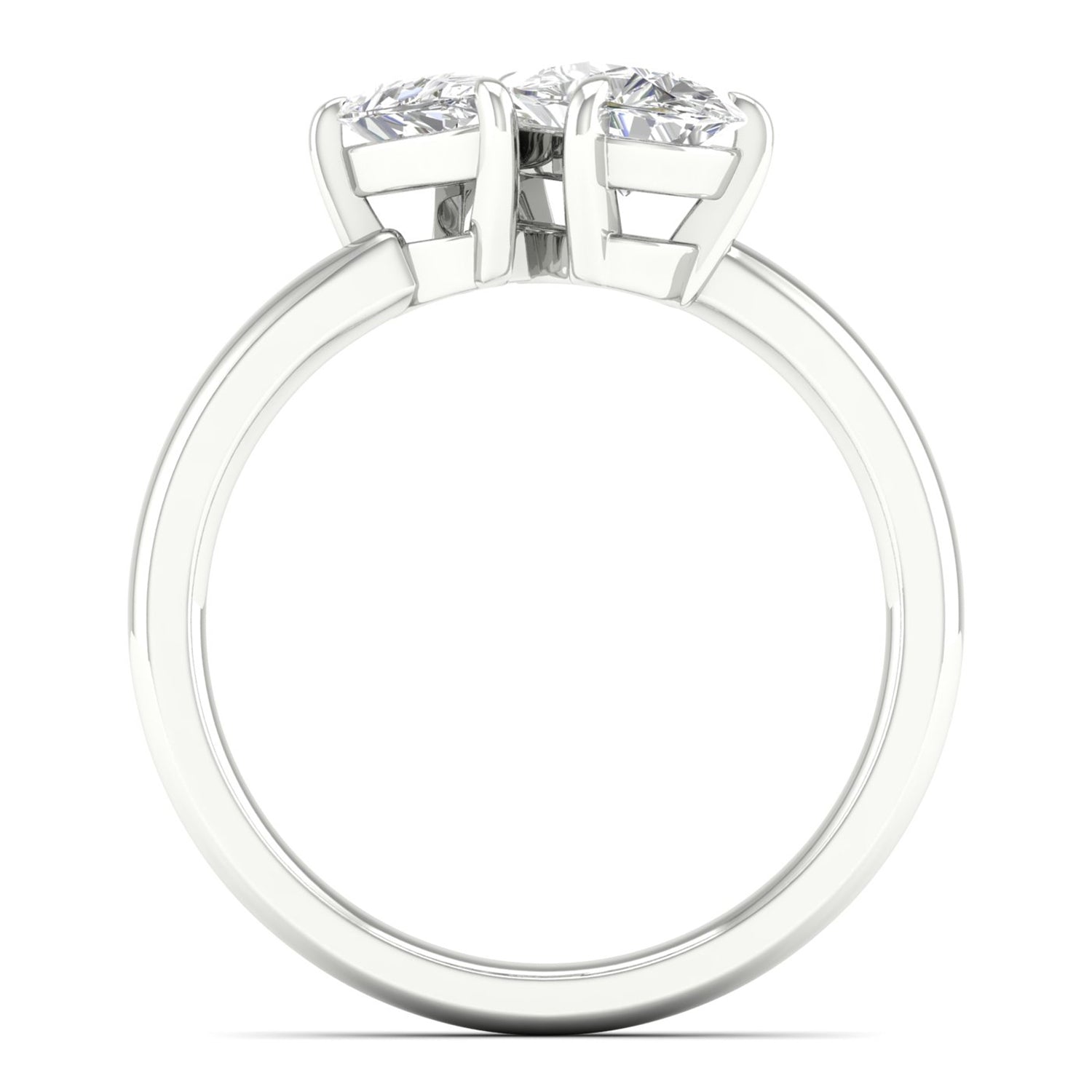 Atmos Curved Shank Ellipse Ring_Product Angle_1 1/3 Ct. - 3