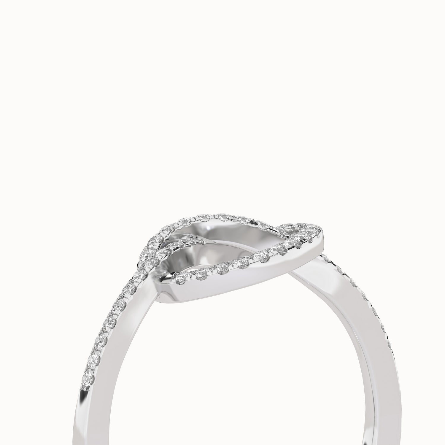 Infinity Heart Ring_Product Angle_1/6Ct - 5