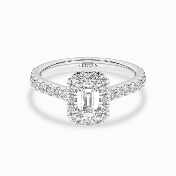 Signature Emerald Halo Ring