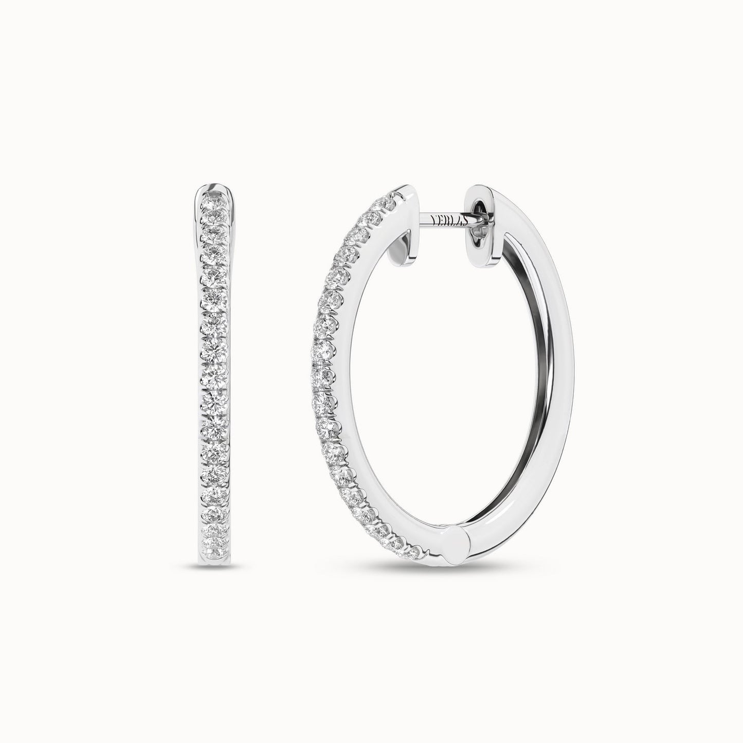 Diamond Arc Hoops_Product Angle_1/4Ct. - 2