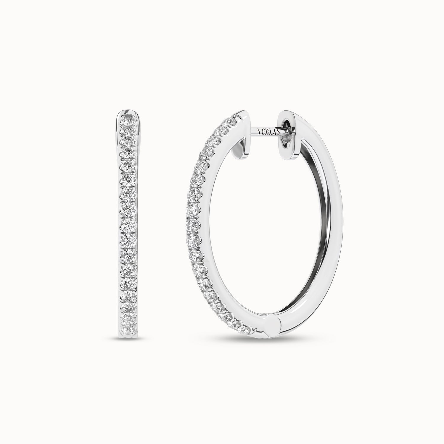 Diamond Arc Hoops_Product Angle_1/4Ct. - 2