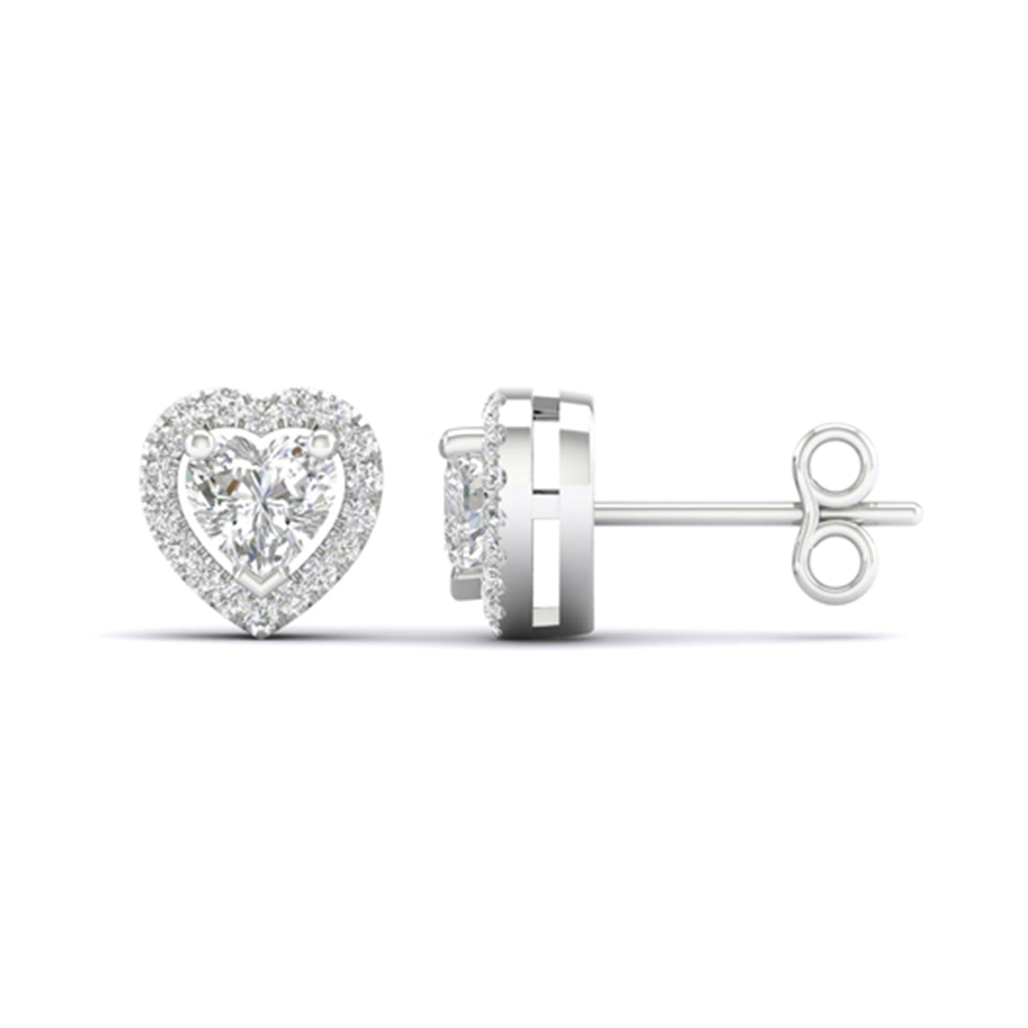 Heart Halo Studs_Product Angle_PCP Main Image