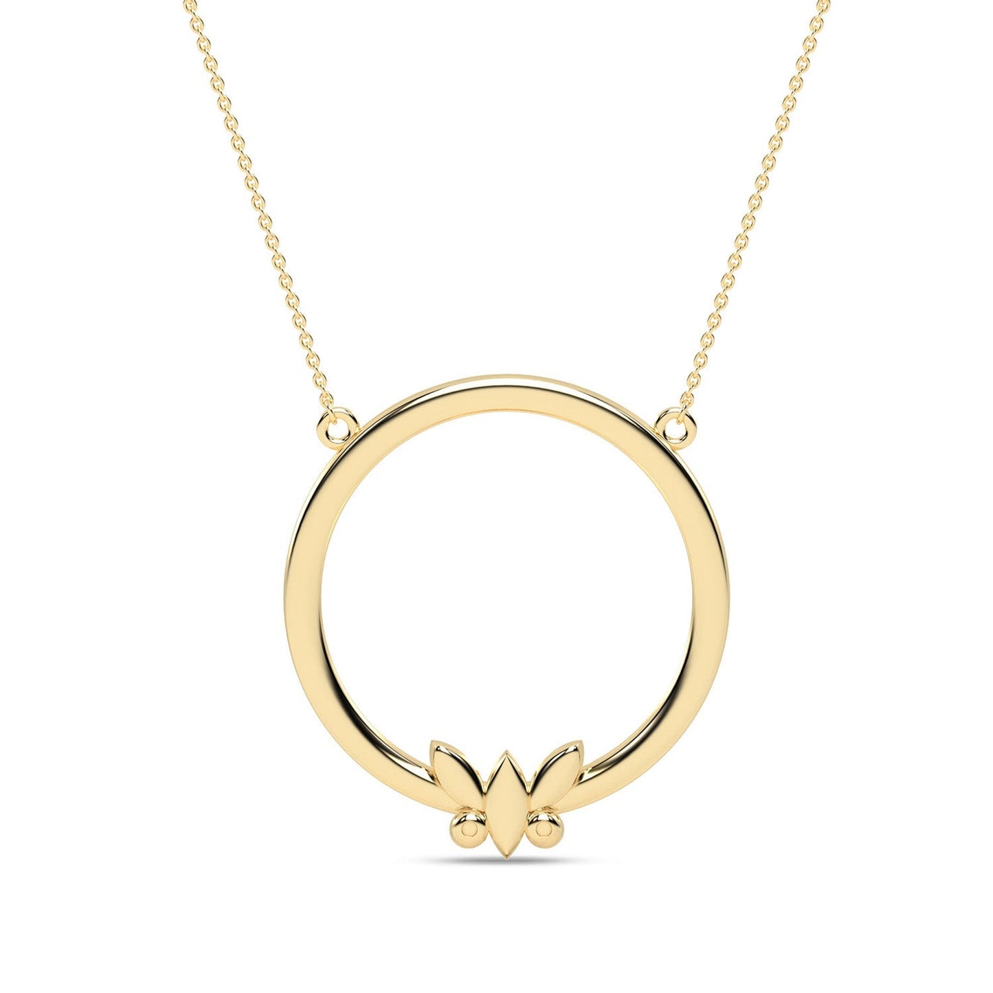 Butterfly Circular Silhouette Pendant_Product Angle_0.15 - 3