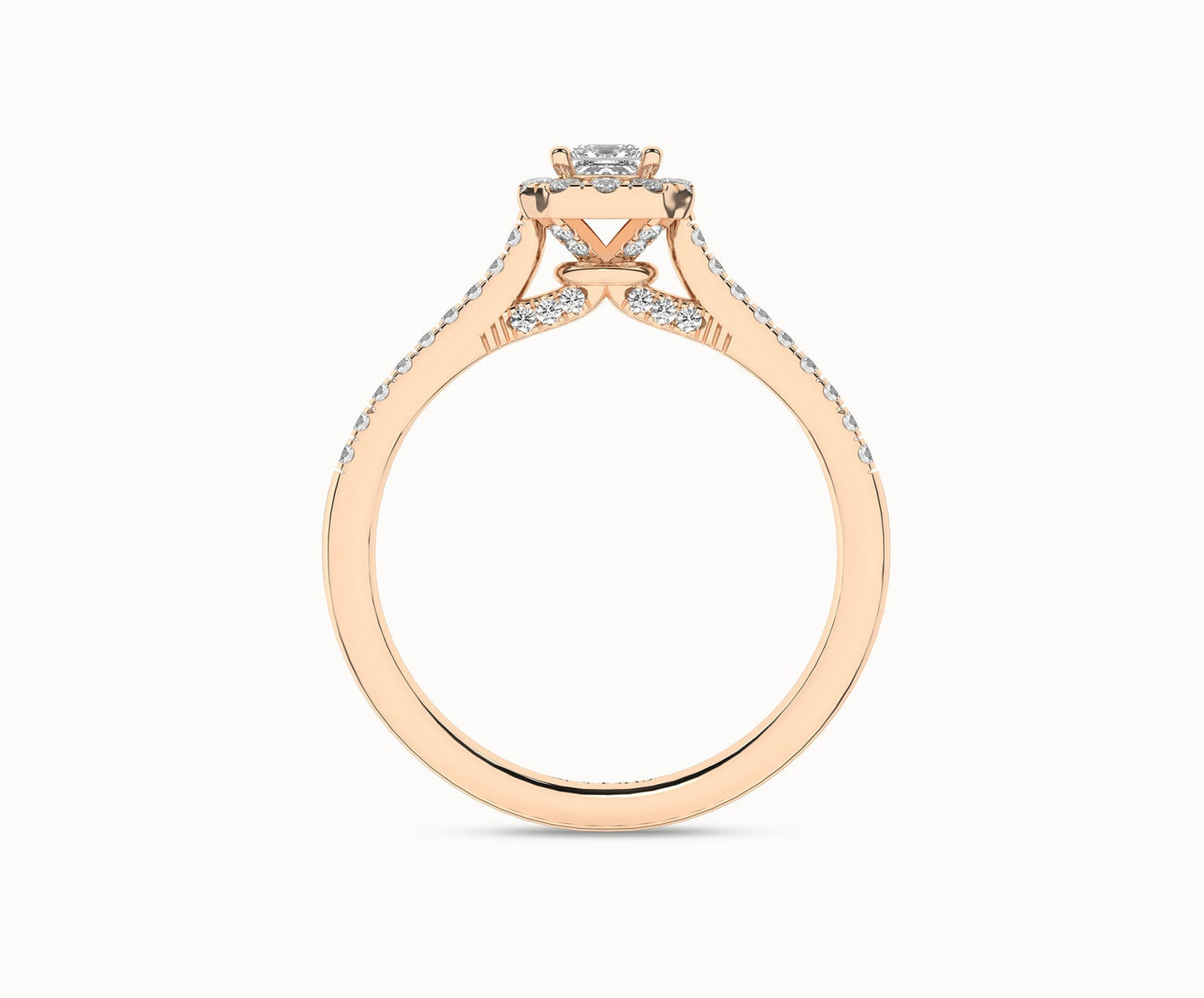 Signature Princess Halo Ring_Product Angle _1/2Ct. - 3