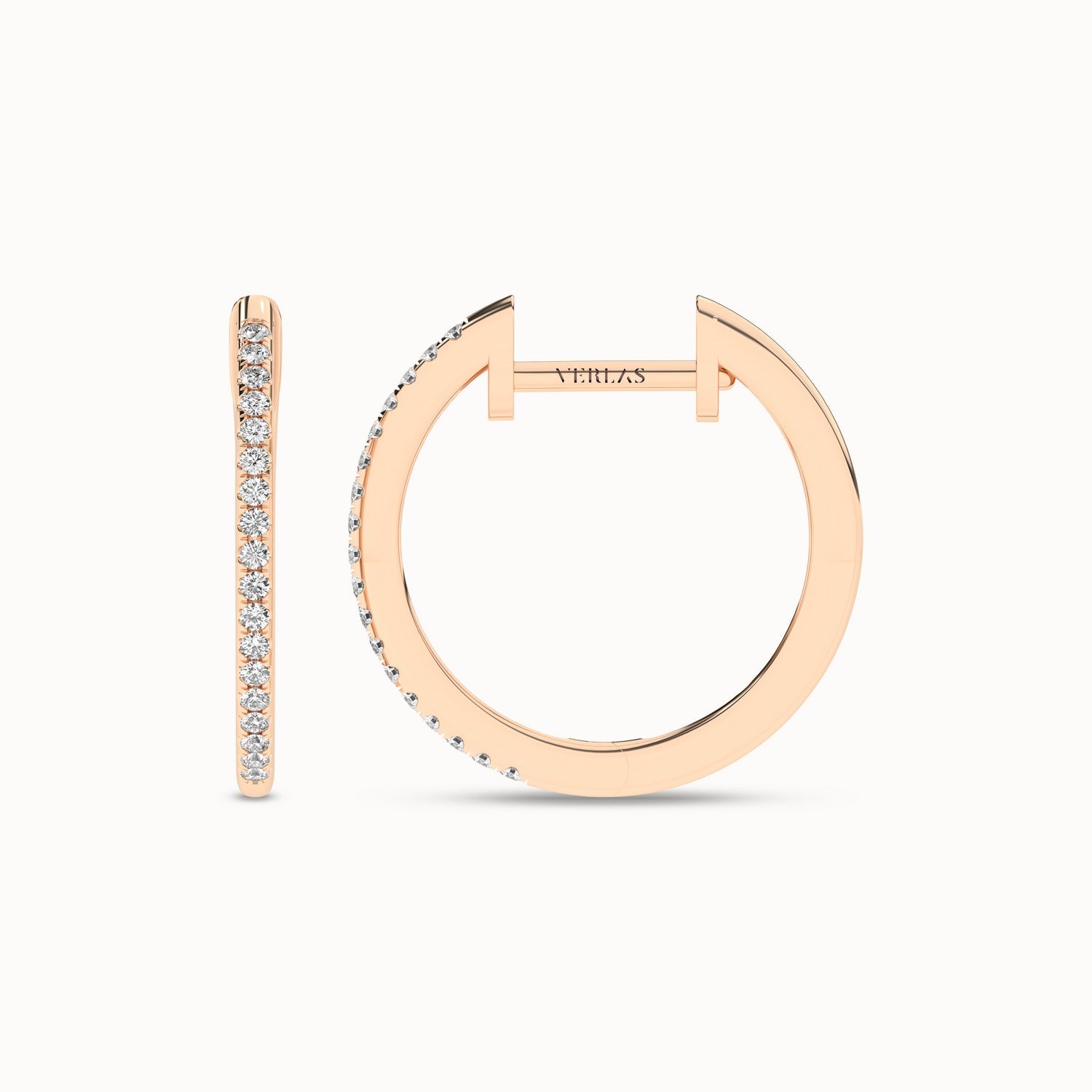 Diamond Arc Hoops_Product Angle_1/10Ct. - 1