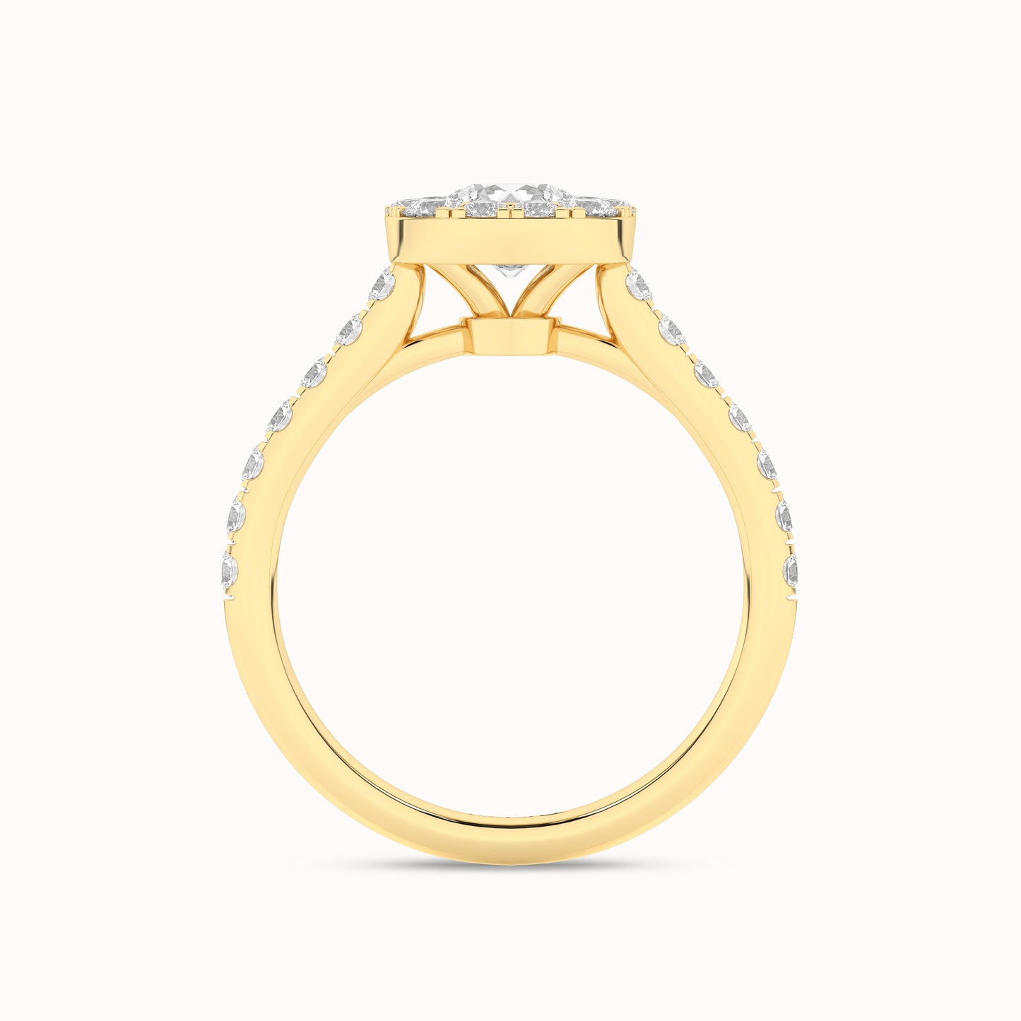 Signature Iconic Round-Princess Halo Ring_Product Angle_1 3/4Ct - 2